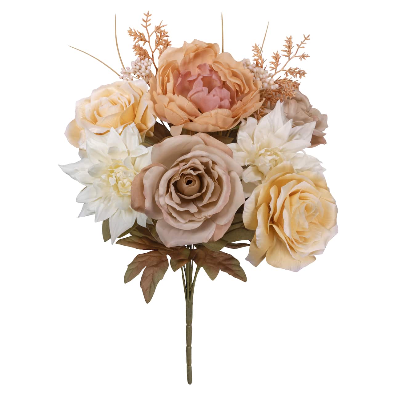 17" Beige Rose & Dahlia Mixed Bush by Ashland®